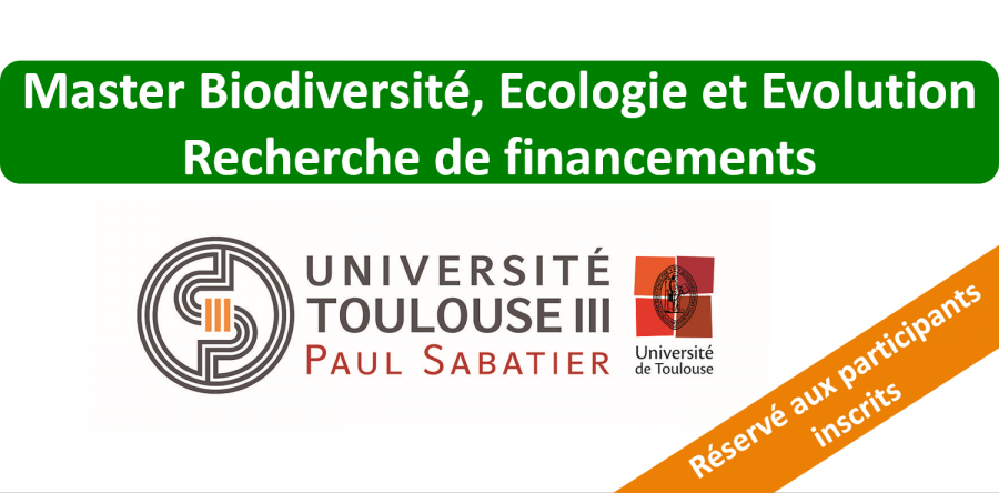 Protégé : Master Biodiversité, Ecologie et Evolution Recherche de financements