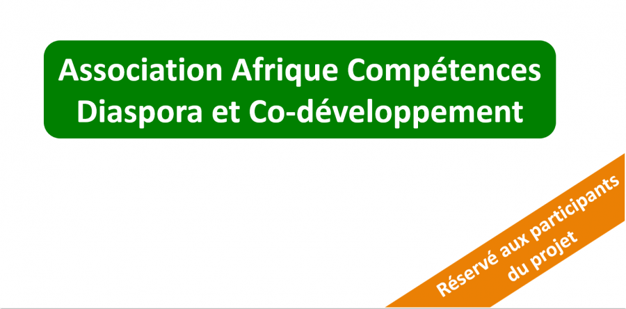 Association Afrique Compétences Diaspora et Co-­développement